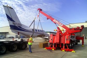 The customer saved by hiring a wrecker rather than a crane.